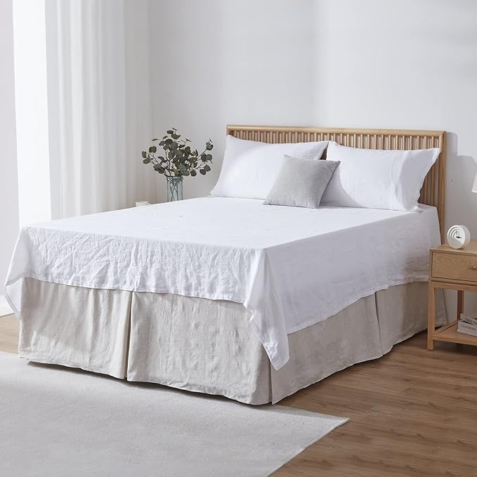 Simple&Opulence Belgian Linen Bed Skirt by SimpleOpulence