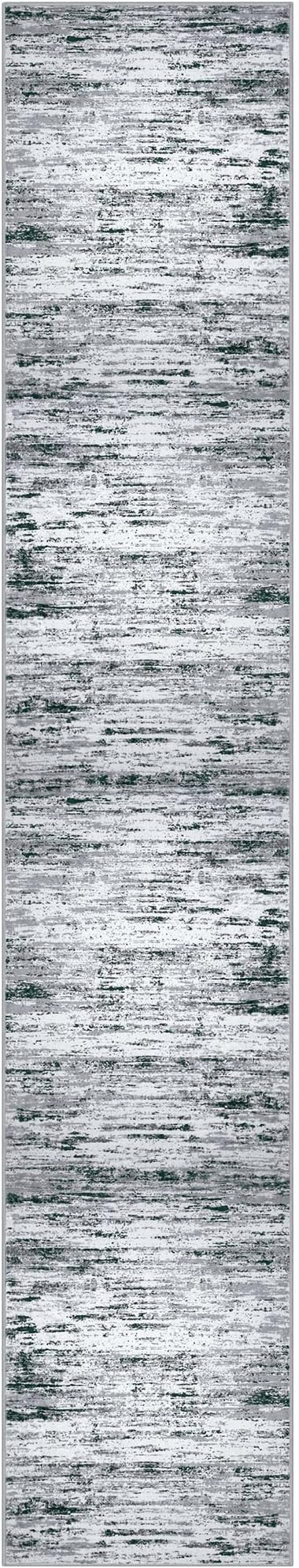 Modern Abstract Runner Rug 2.6x14 - Image 9