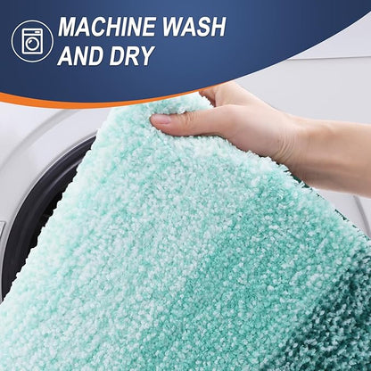 OLANLY Bathroom Rugs Mat 36x24, Extra Soft Absorbent Microfiber Bath Rugs - Image 5