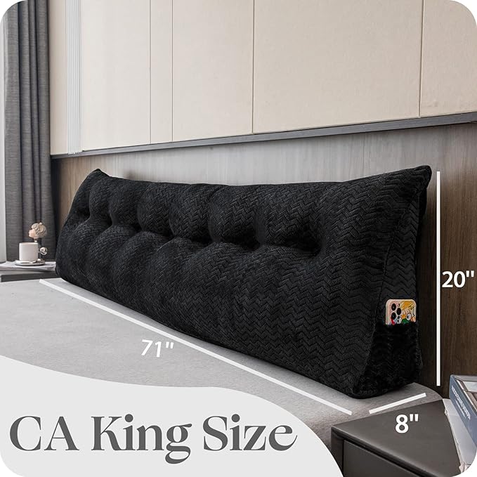 Large Bolster Triangular Headboard Wedge Backrest Positioning Support Bed Rest - Image 2