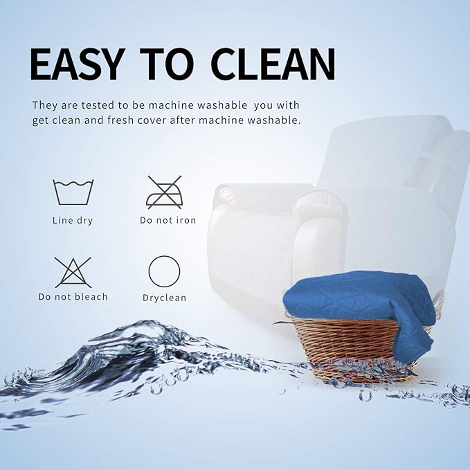 Easy-Going Oversized Recliner Cover Reversible Couch Cover Sofa Cover - Image 6