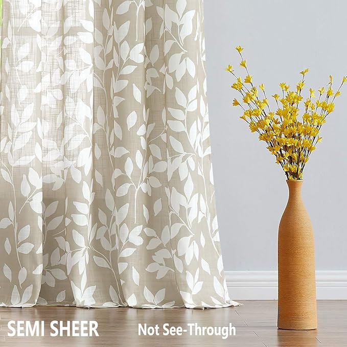 Treatmentex Print Semi Sheer Curtains - Image 6