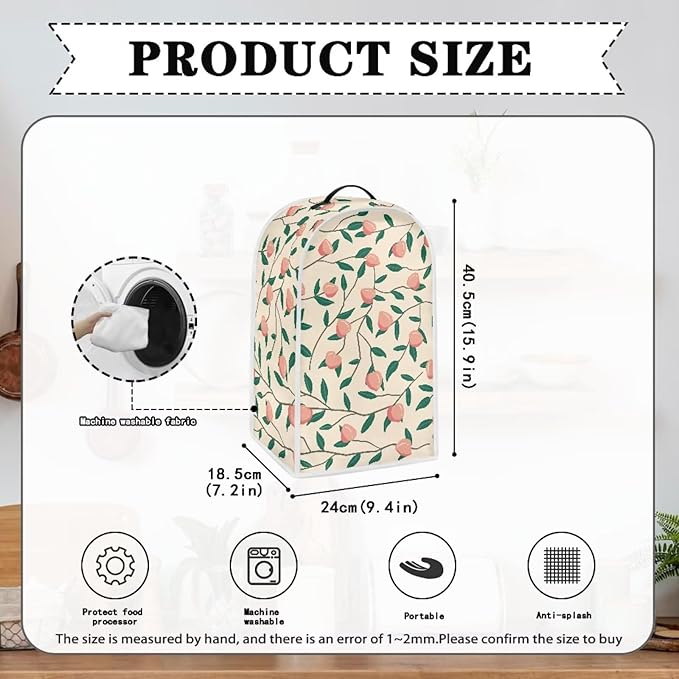Blender Covers For Kitchen Food Processor Cover Blender Cover Dust Cover Print - Image 6