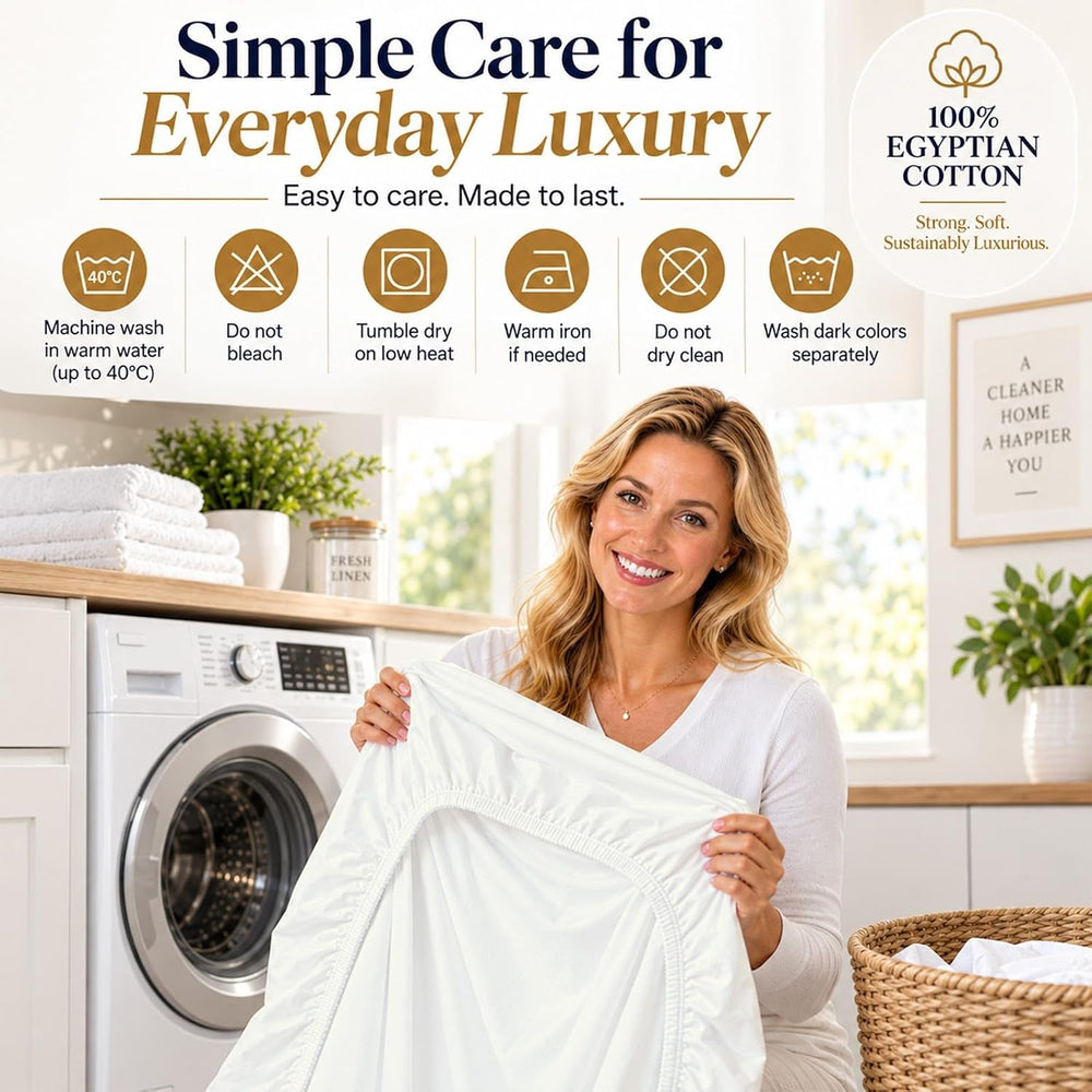 1 Piece Top Split King Fitted Sheet for Adjustable beds, 34" Split, Ivory