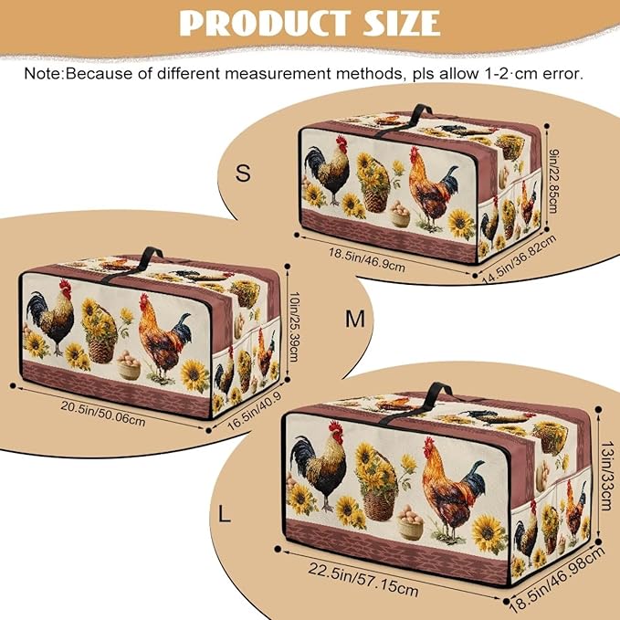 Air Fryer Toaster Oven Dust Cover Washable Convection Oven Cover Farmhouse - Image 6