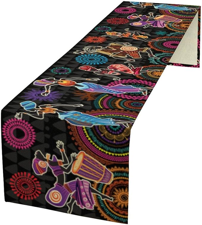 African Native Indigenous Table Runner by ShiTingYu