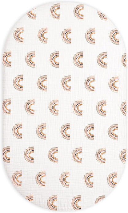 Bassinet Sheet for Baby Boy and Girl, Fitted Sheets for Rectangle, Hourglass by Meowcards