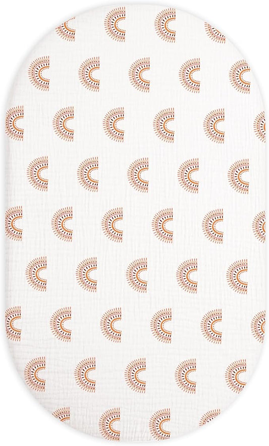Bassinet Sheet for Baby Boy and Girl, Fitted Sheets for Rectangle, Hourglass by Meowcards