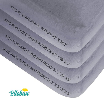 Pack and Play Sheets and Waterproof Pack n Play Mattress Protector Pad Cover 4 - Image 6