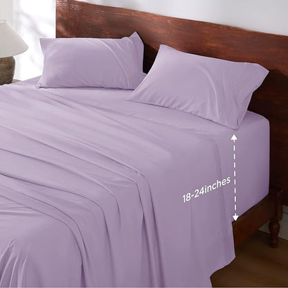 Bedsure Deep Pocket Twin Sheets Set by BEDSURE