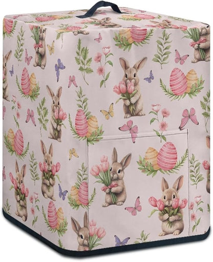 Tulip Floral Bunny Print Air Fryer Cover - Image 3