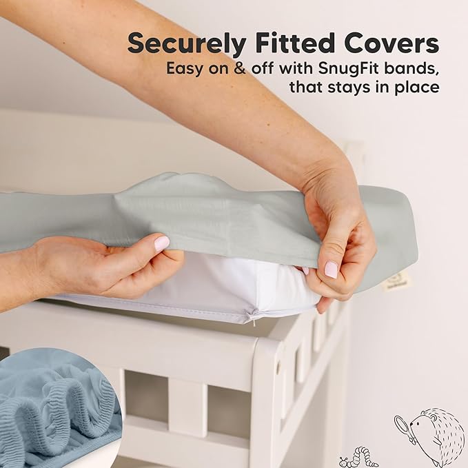 2-Pack Organic Changing Pad Covers - Image 5