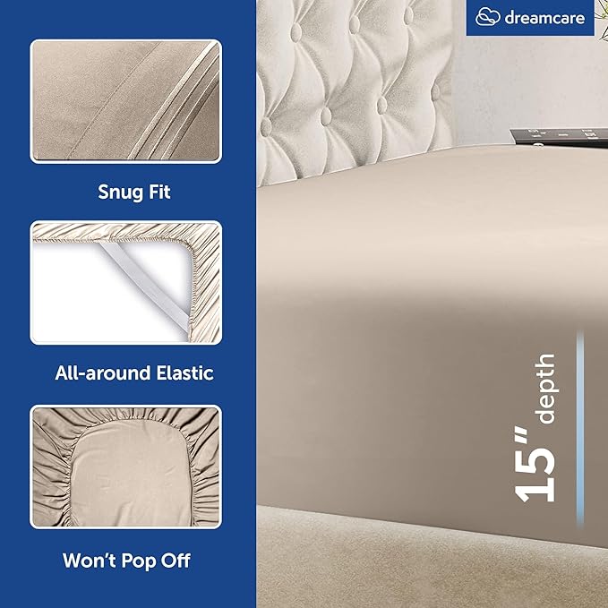 DREAMCARE Queen Size Sheets - Image 7