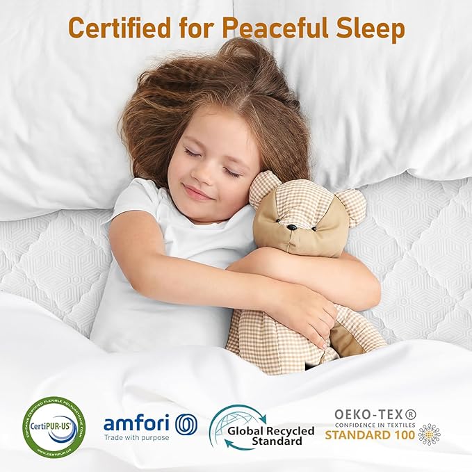 Glendan Firm Mattress Topper Queen: 3 Inch High Density Bed Topper - Image 6