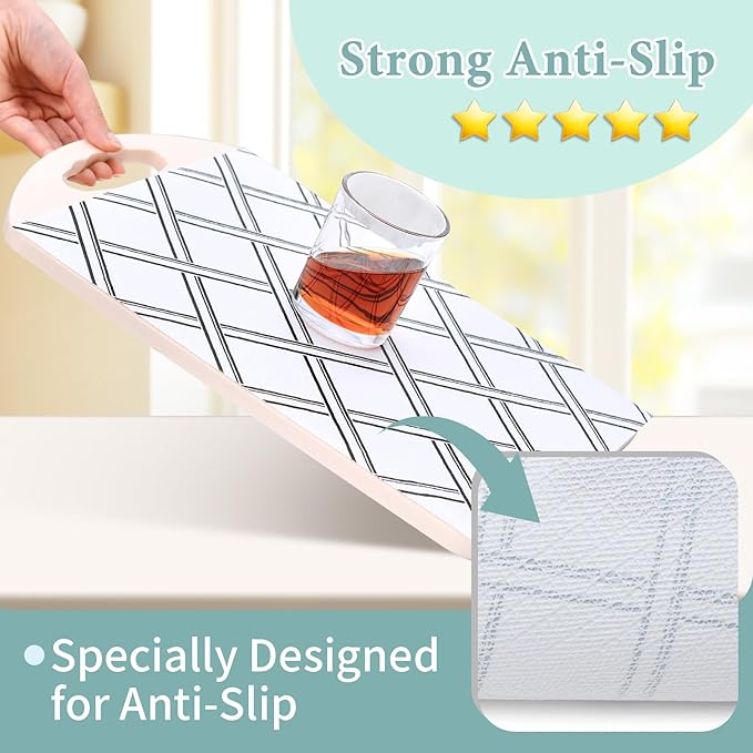 Drawer and Shelf Liner for Kitchen Cabinet: 17 in X 30 Ft Non Slip Waterproof - Image 2