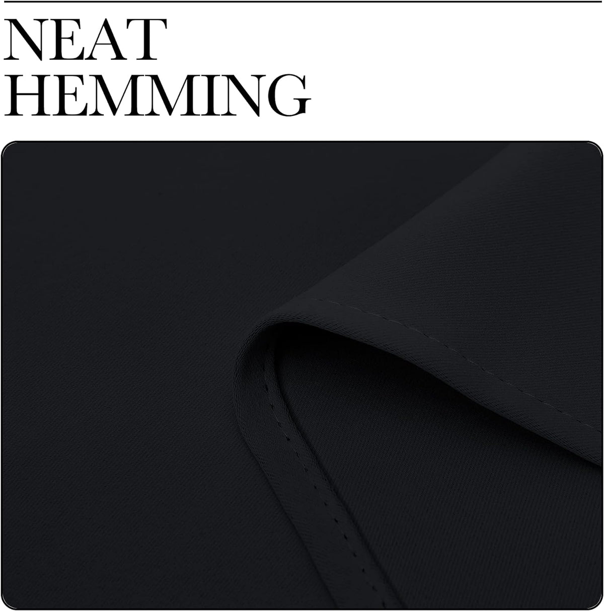 nicetown bathroom blackout thermal curtains, 2 panels, 42 on a desk or shelf