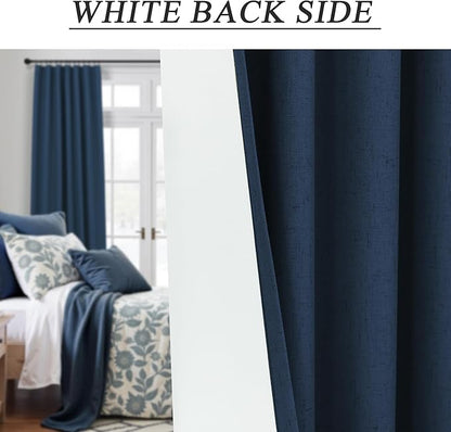 Small Window Curtains for Bathroom Sink Short Length 2 Panel Sets Back Tab Rod - Image 8