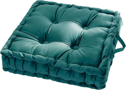 vctops Square Solid Color Velvet Seat Cushion by vctops