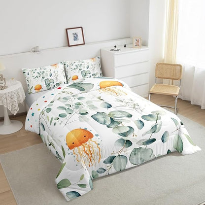 Erosebridal Kawaii Jellyfish Bedding Queen Size - Image 5