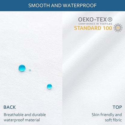 Waterproof Mattress Protector Twin Size, Mattress Cover Protector, Smooth Top - Image 6