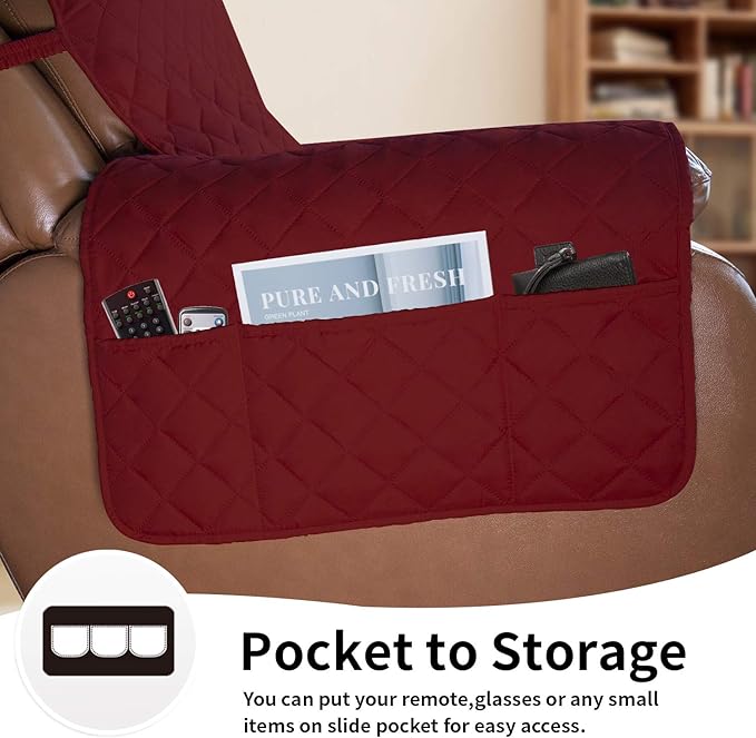 Easy-Going Oversized Recliner Cover Reversible Couch Cover Sofa Cover - Image 3