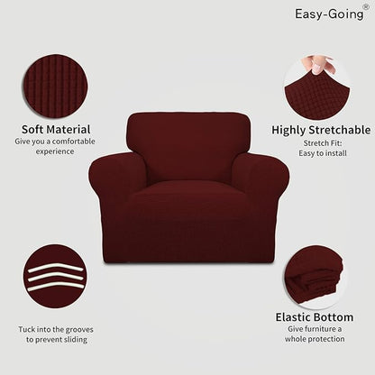 Easy-Going Stretch Chair Sofa Slipcover 1-Piece Couch Sofa Cover Furniture - Image 3