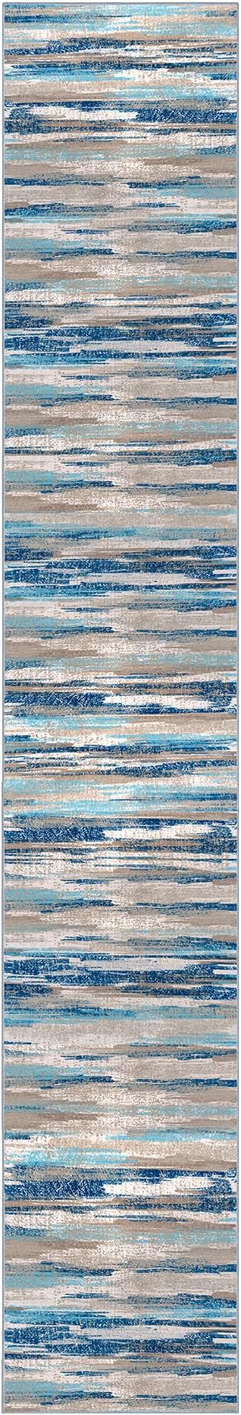 Modern Abstract Runner Rug 3x16 - Image 9