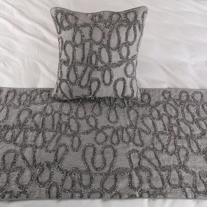 The HomeCentric King Queen Twin Bed Runner, Twin Size 53"x18" Bed Runner - Image 5