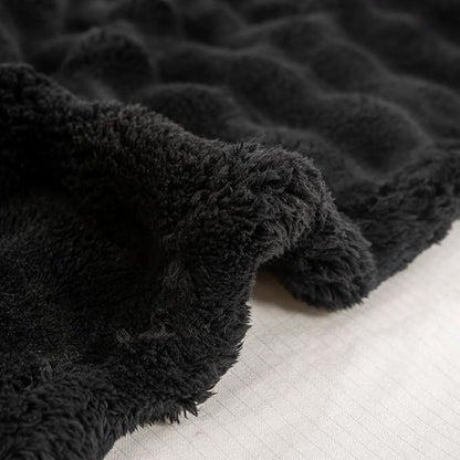 YUSOKI Luxury 3D Bubble Throw Blanket 5lb, All Ages, Home Decoration - Image 5