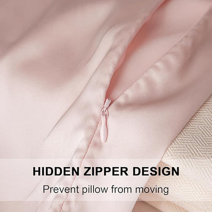 Mulberry Silk Pillowcase for Hair and Skin, Standard Size Cooling Silk Pillow - Image 2