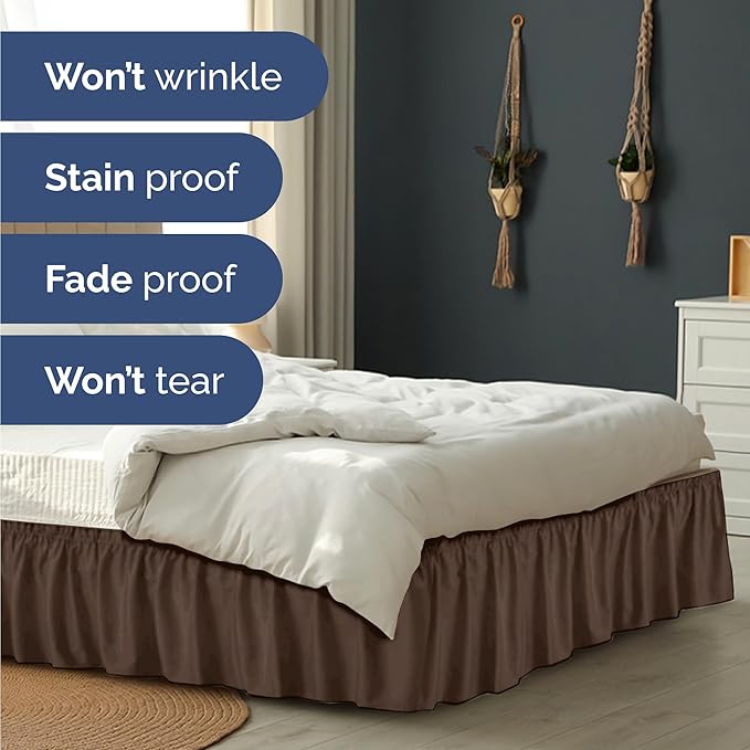 Wrap Around Dust Ruffle Bed Skirt - Image 5