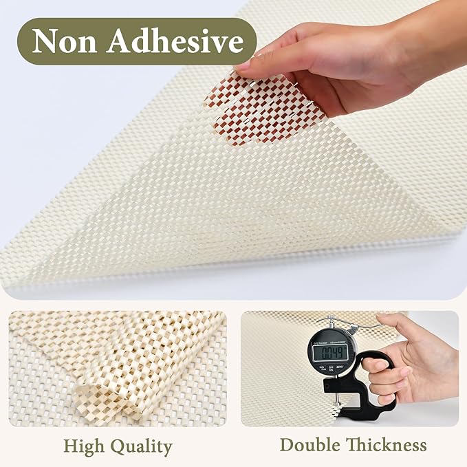 Shelf Drawer Liners for Kitchen Cabinets Non Adhesive Drawer Liner Thickened - Image 2