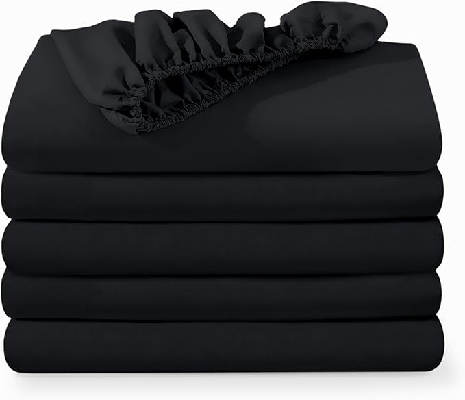 Bare Home 5-Pack Fitted Bottom Sheets Twin by BareHome