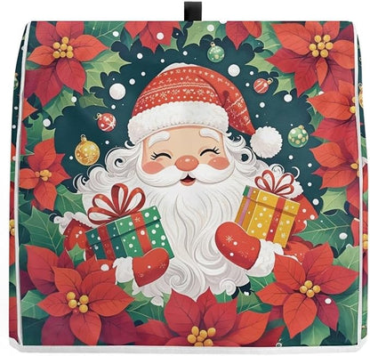 Santa Claus Stand Mixer Cover Dust Protective Poinsettia Stand Mixer Covers - Image 7