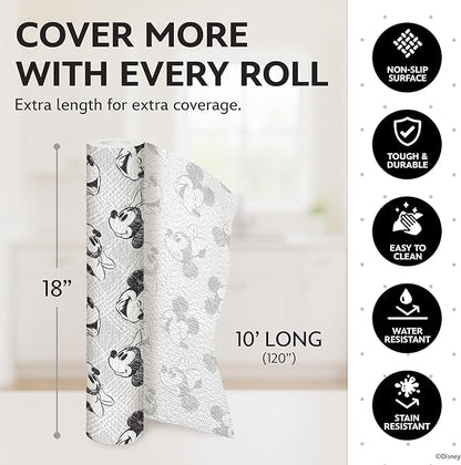 Disney Non Adhesive Shelf Liner – 18”x 10 ft Water-Resistant Drawer Liners - Image 6