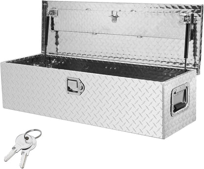 vevor heavy duty aluminum truck bed tool box, main product view