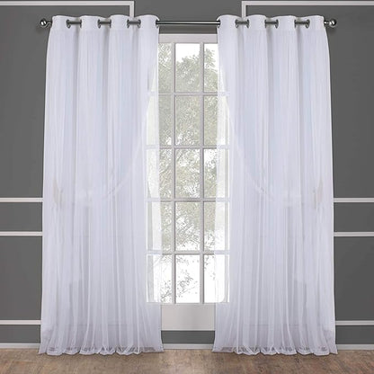 TOWN & COUNTRY LUXE Talia Double Layer Indoor Curtains, Sheer and Room - Image 4