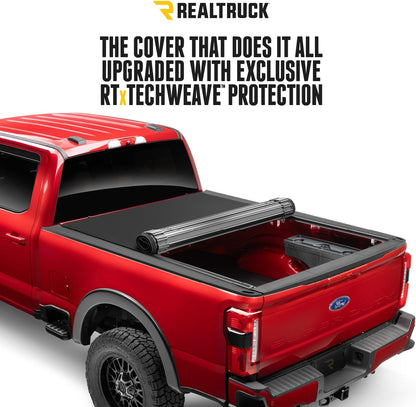 realtruck truxedo sentry ct hard rolling truck bed shown in use