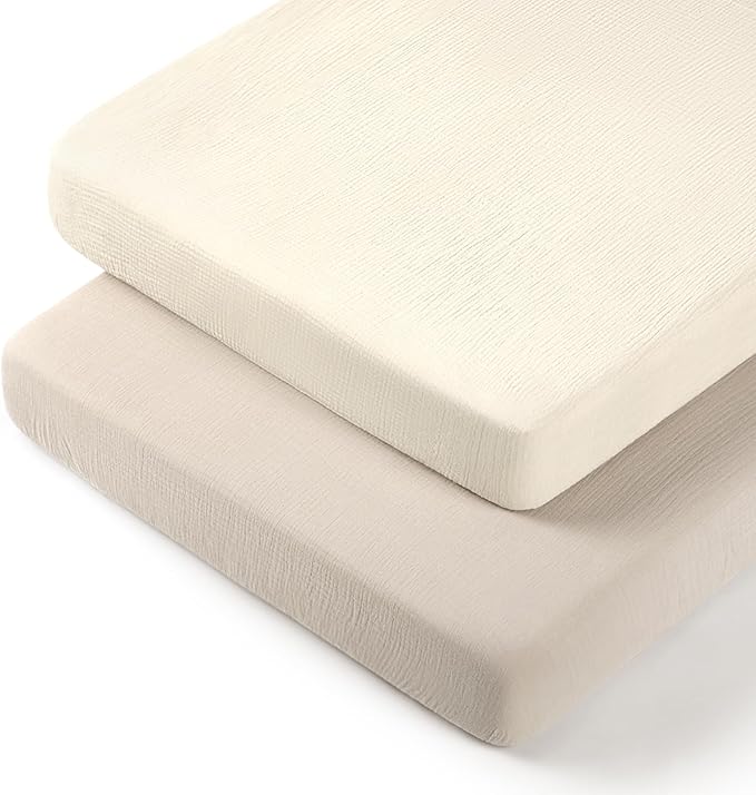 lulumoon Pack N Play Sheets: Soft & Breathable Playard Sheets by Lulumoon