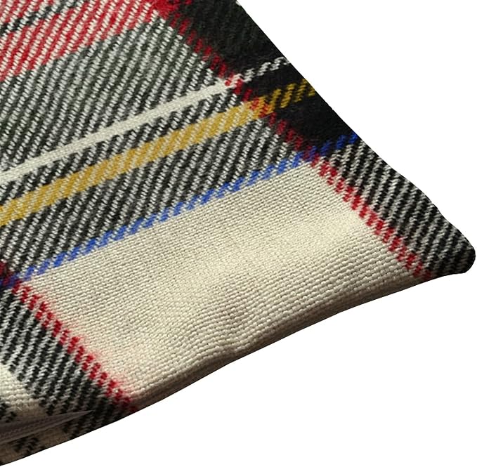 Solekla Pillow Covers Plaid 12" x 20" Farmhouse Rustic Décor Lumbar Pillow - Image 5
