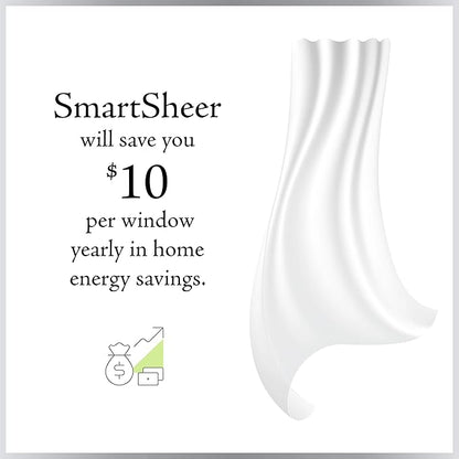 SmartSheer Solid Rod Pocket Window Sheer Panel - Image 4