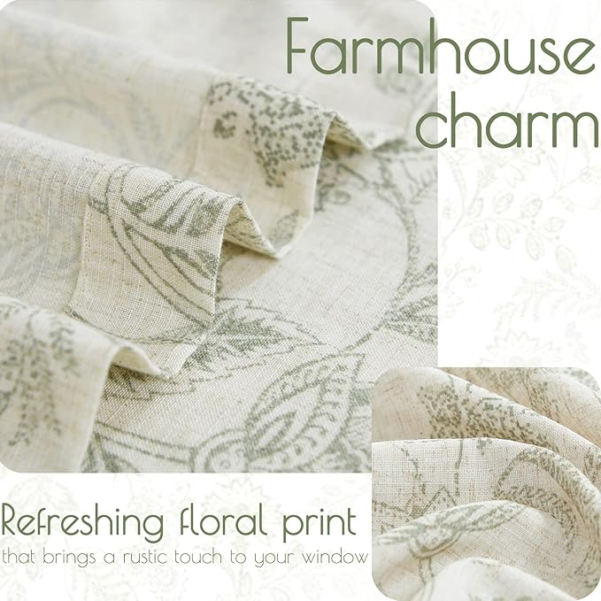 jinchan Floral Kitchen Curtains - Image 6