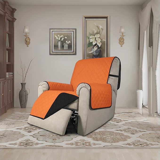 Easy-Going Recliner Chair Slipcover Reversible Sofa Cover Water Resistant Couch - Image 2