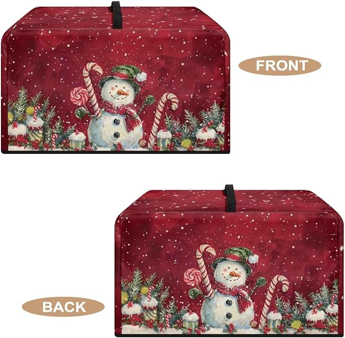 Microwave Oven Dust Cover, Christmas Snowman Heat-Resistant Waterproof - Image 5