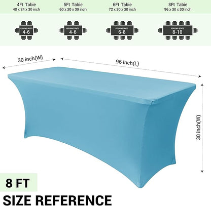 Obstal 8Ft Stretch Spandex Table Cover - Image 4