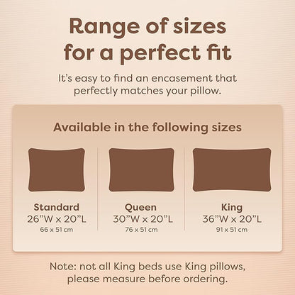 HOSPITOLOGY PRODUCTS Pillow Encasement- Zippered Bed Bug Dust Mite Proof - Image 6