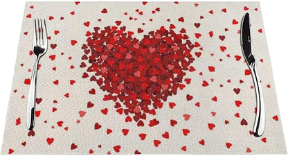 Happy Valentines Day Placemats Set of 4 - Image 2