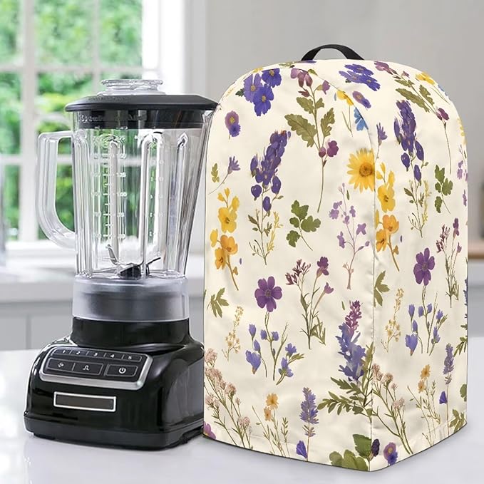 Wildflower Blender Cover for Kitchen Small Appliance Dustproof Cover Washable by Unknown