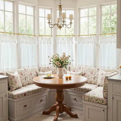jinchan Linen Tier Curtains - Image 4