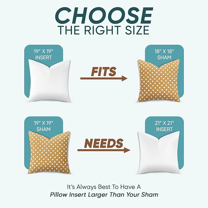 Pillowflex Synthetic Down Alternative Pillow Inserts - Image 3